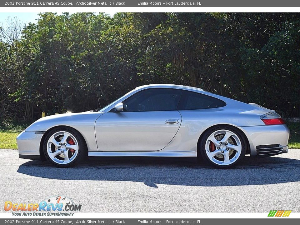 Arctic Silver Metallic 2002 Porsche 911 Carrera 4S Coupe Photo #8