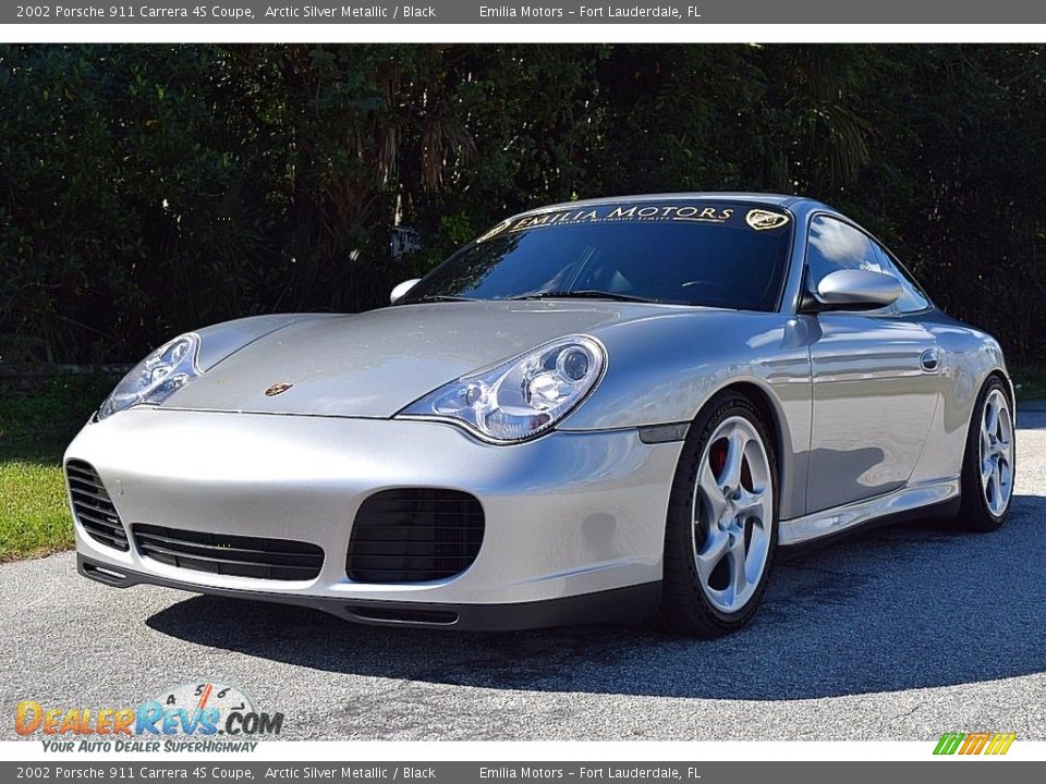 Arctic Silver Metallic 2002 Porsche 911 Carrera 4S Coupe Photo #9