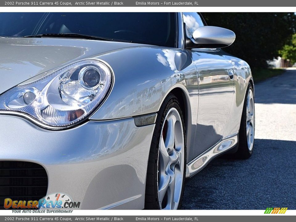 2002 Porsche 911 Carrera 4S Coupe Arctic Silver Metallic / Black Photo #10