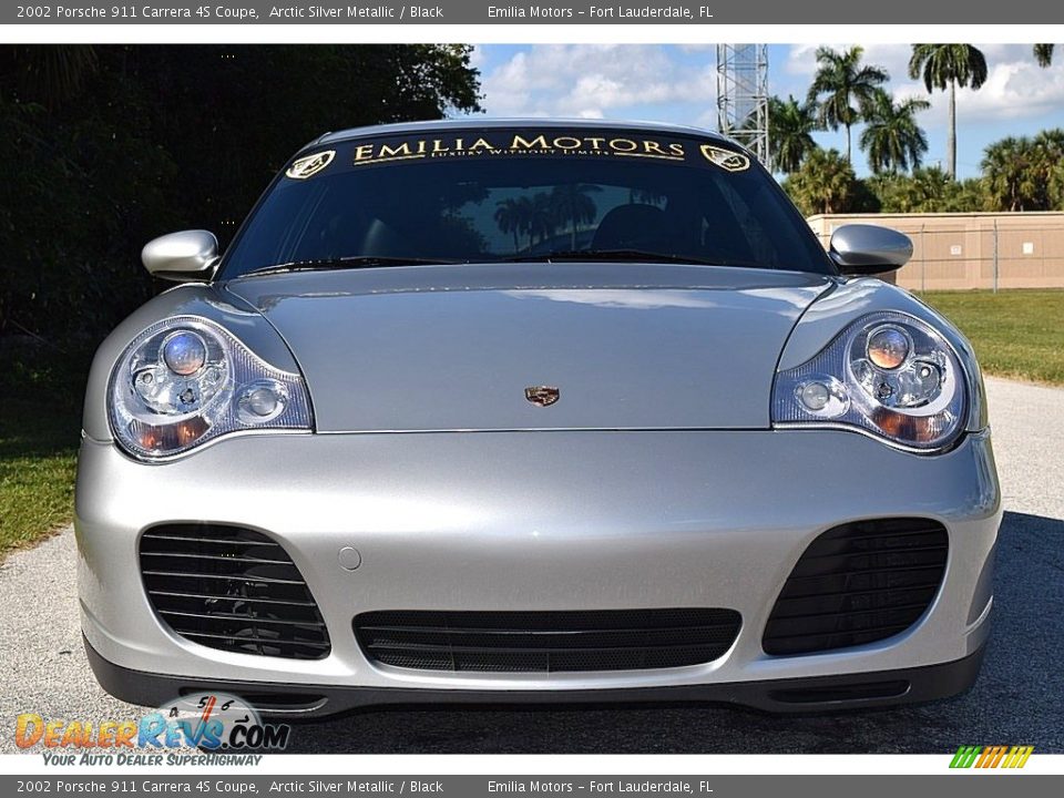 Arctic Silver Metallic 2002 Porsche 911 Carrera 4S Coupe Photo #11