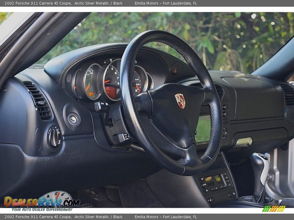 2002 Porsche 911 Carrera 4S Coupe Steering Wheel Photo #28