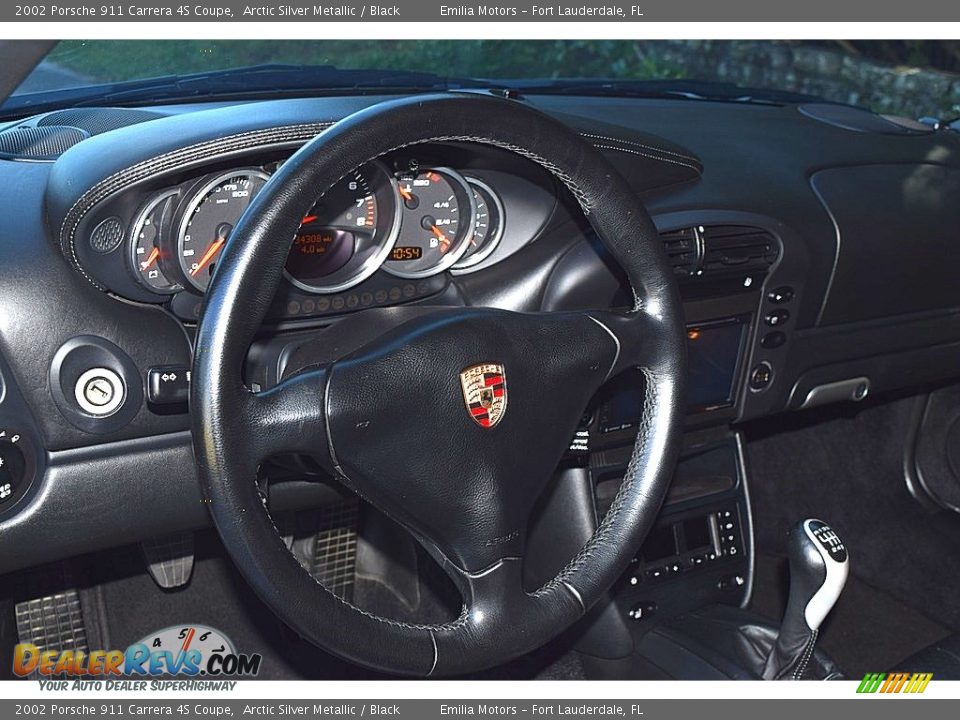 2002 Porsche 911 Carrera 4S Coupe Steering Wheel Photo #32