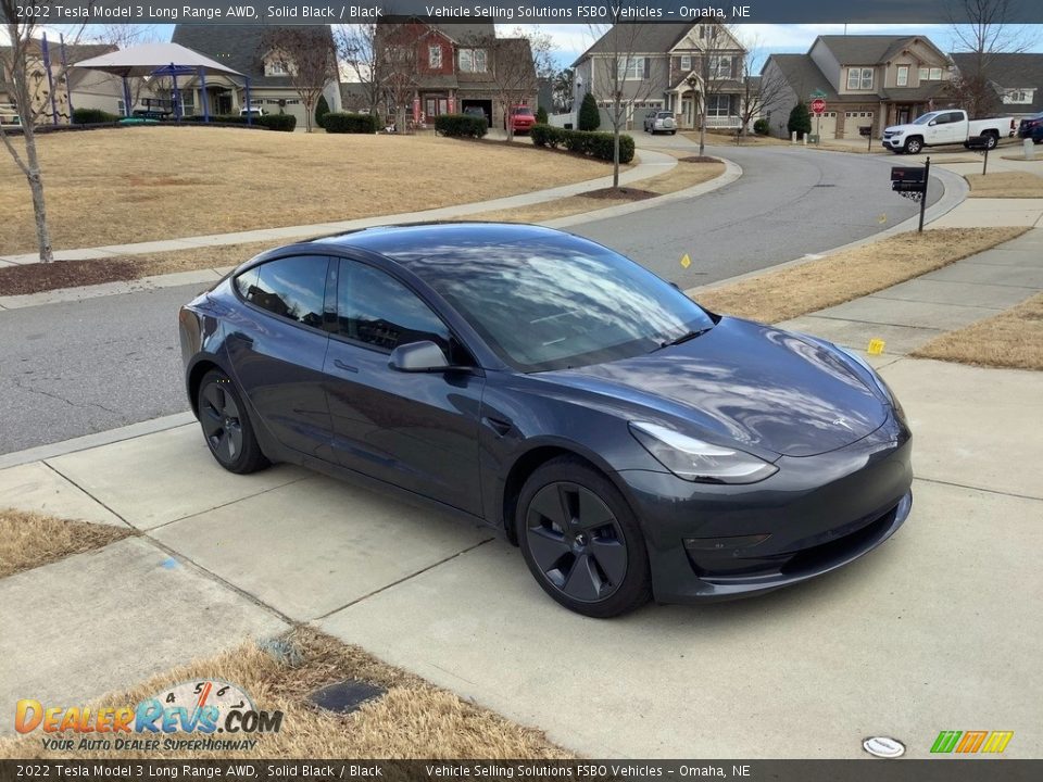 Front 3/4 View of 2022 Tesla Model 3 Long Range AWD Photo #2