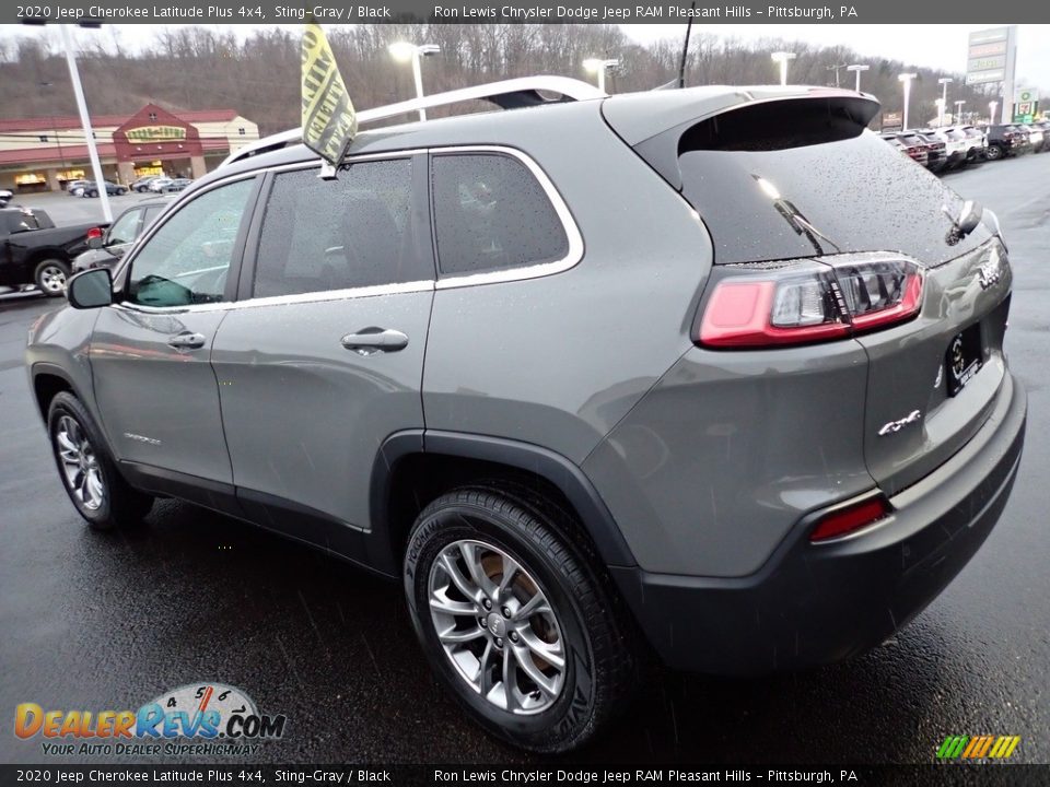 2020 Jeep Cherokee Latitude Plus 4x4 Sting-Gray / Black Photo #3