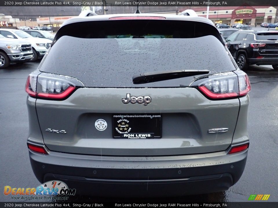 2020 Jeep Cherokee Latitude Plus 4x4 Sting-Gray / Black Photo #4