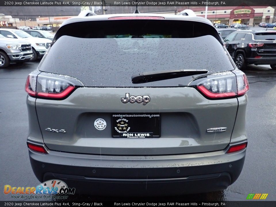 2020 Jeep Cherokee Latitude Plus 4x4 Sting-Gray / Black Photo #4