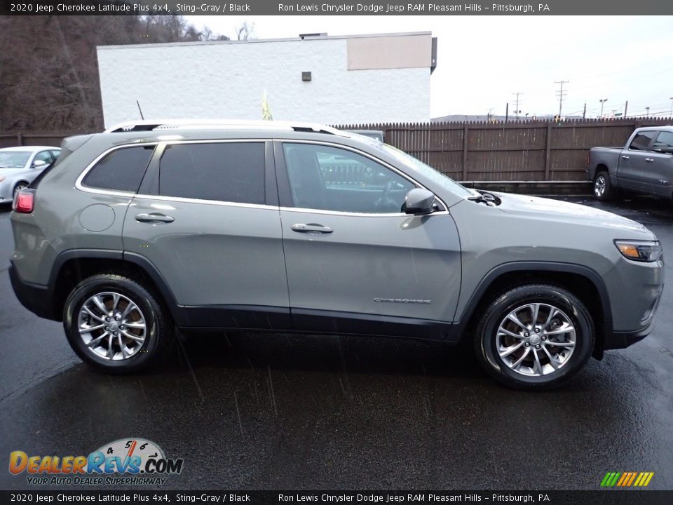 2020 Jeep Cherokee Latitude Plus 4x4 Sting-Gray / Black Photo #7