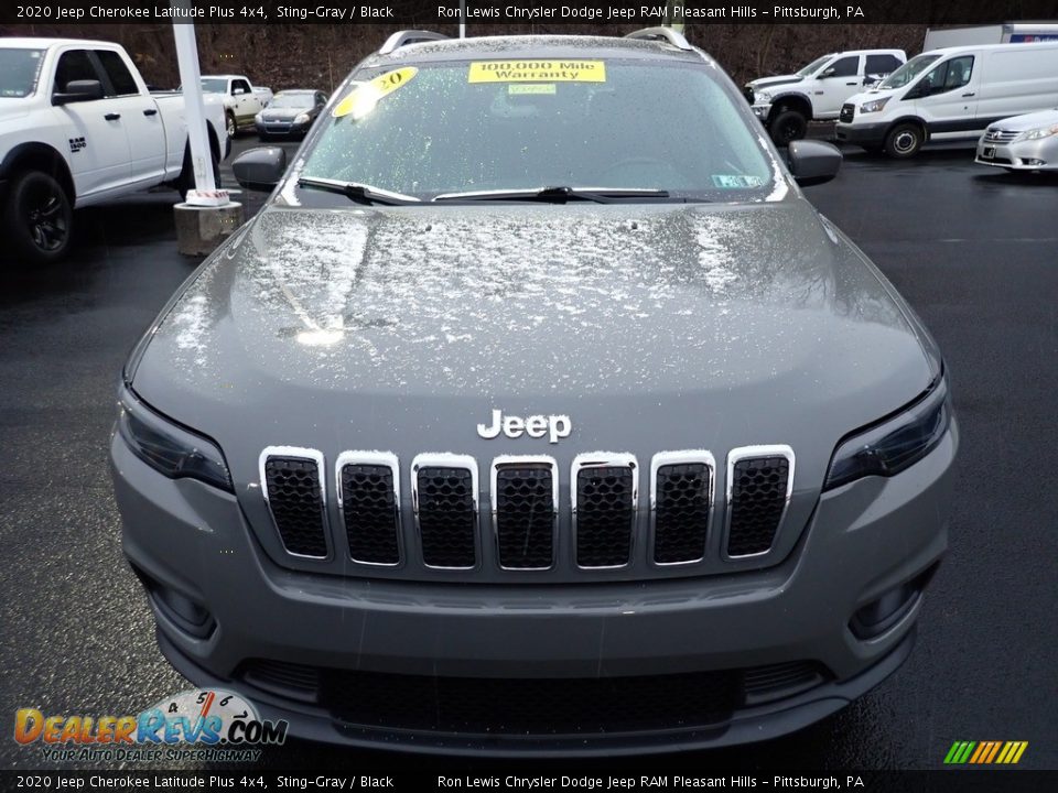 2020 Jeep Cherokee Latitude Plus 4x4 Sting-Gray / Black Photo #9