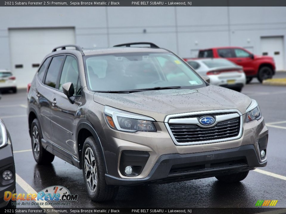 2021 Subaru Forester 2.5i Premium Sepia Bronze Metallic / Black Photo #3