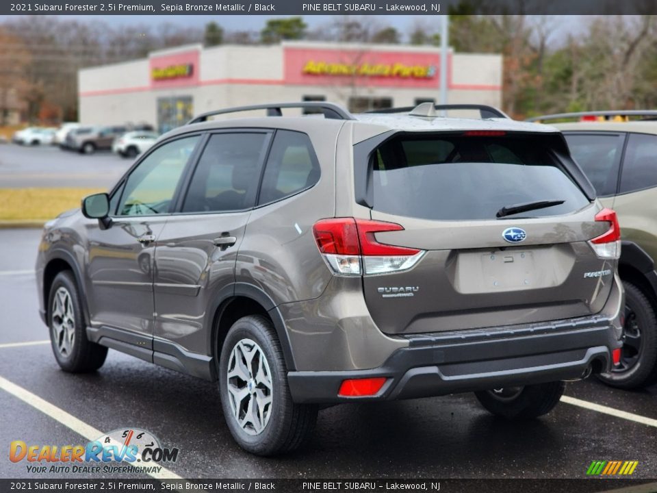 2021 Subaru Forester 2.5i Premium Sepia Bronze Metallic / Black Photo #7