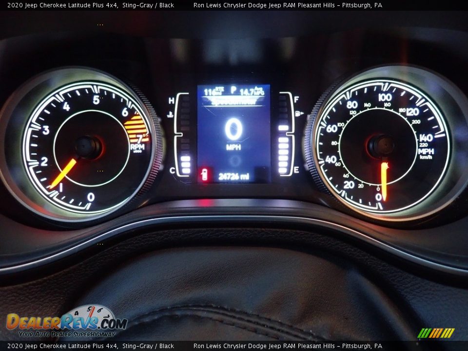 2020 Jeep Cherokee Latitude Plus 4x4 Gauges Photo #20