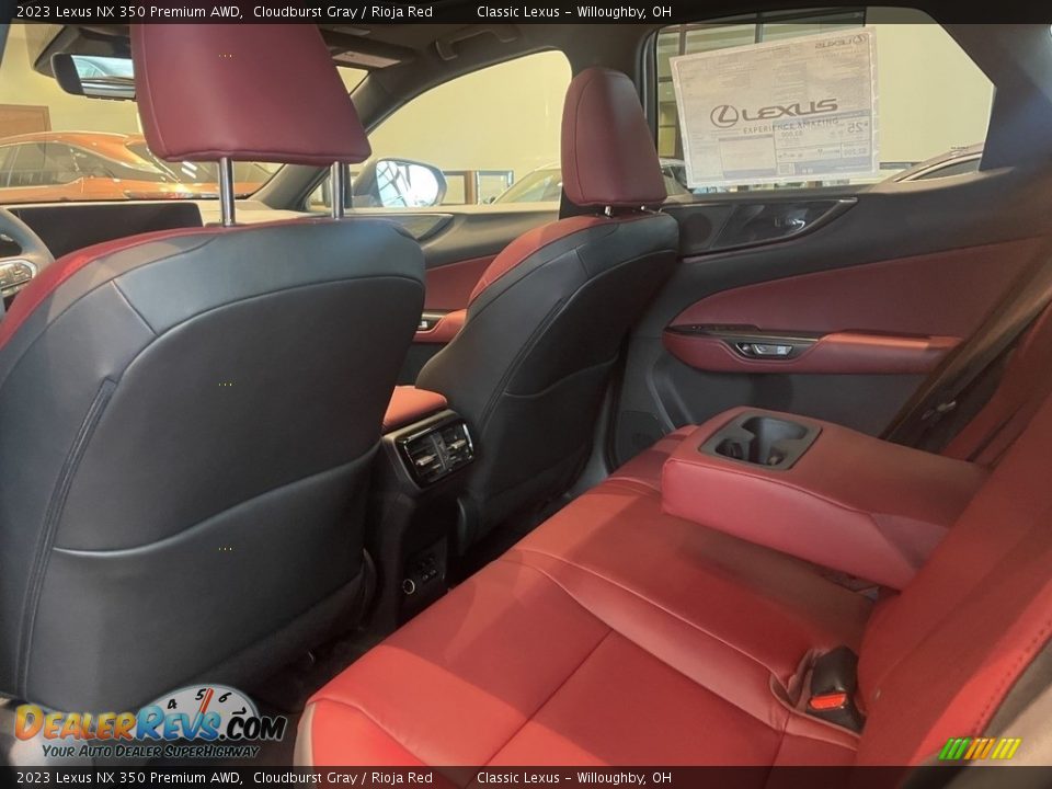 2023 Lexus NX 350 Premium AWD Cloudburst Gray / Rioja Red Photo #3