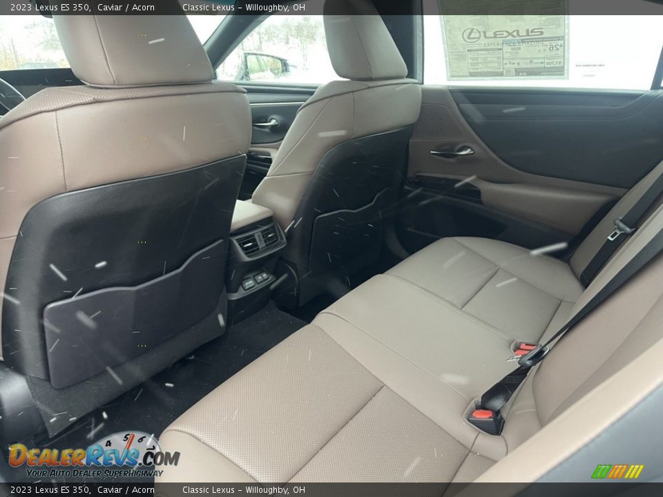 Rear Seat of 2023 Lexus ES 350 Photo #3