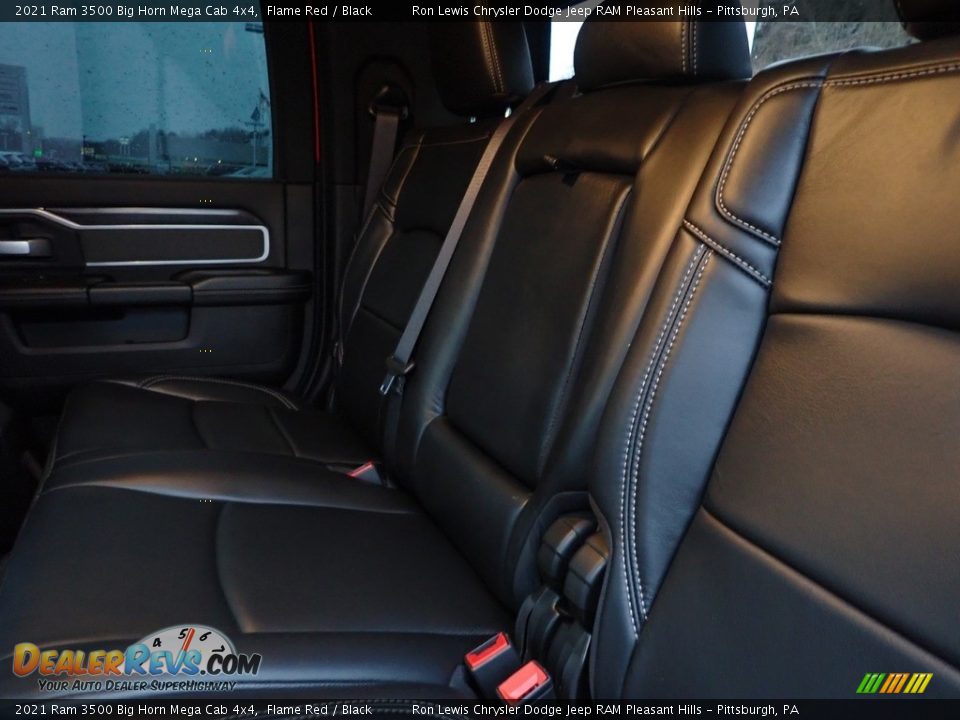 Rear Seat of 2021 Ram 3500 Big Horn Mega Cab 4x4 Photo #11