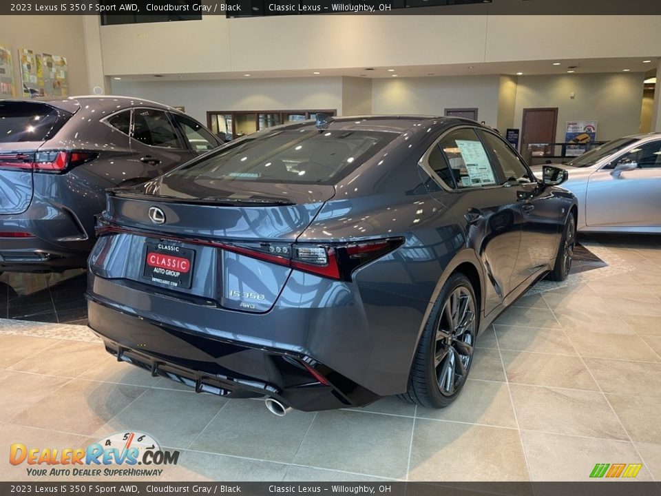 2023 Lexus IS 350 F Sport AWD Cloudburst Gray / Black Photo #4