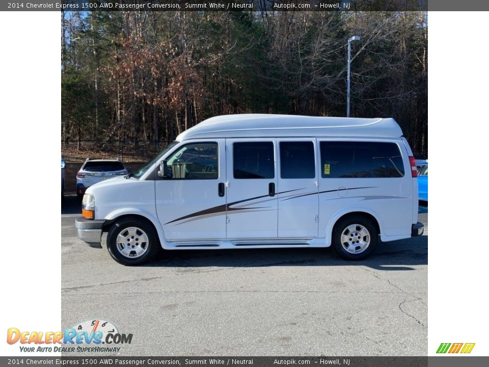 Summit White 2014 Chevrolet Express 1500 AWD Passenger Conversion Photo #1