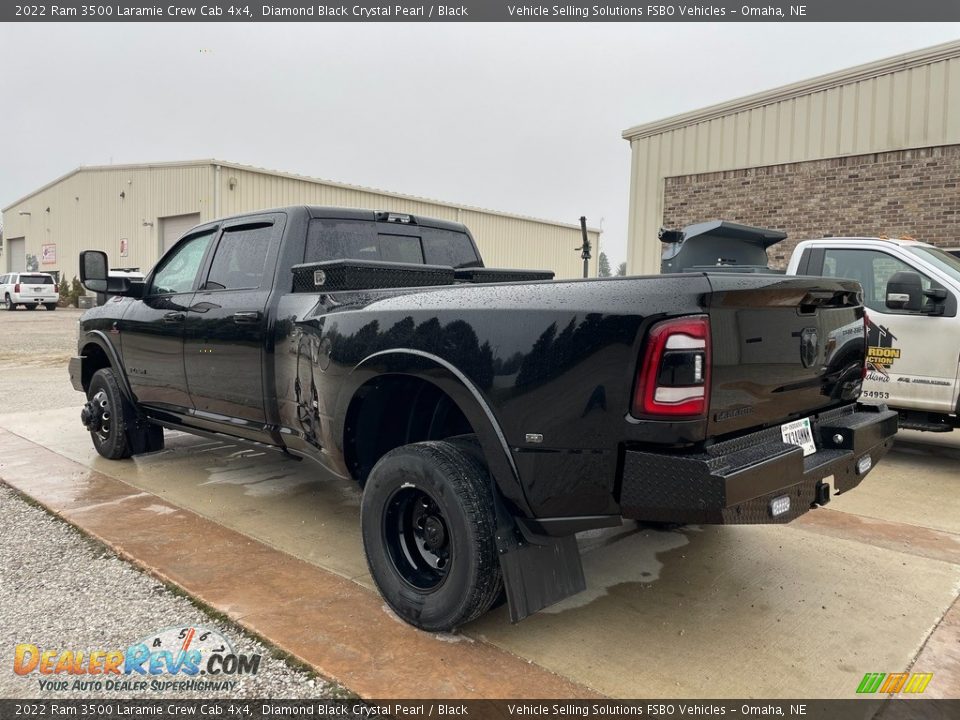 2022 Ram 3500 Laramie Crew Cab 4x4 Diamond Black Crystal Pearl / Black Photo #2