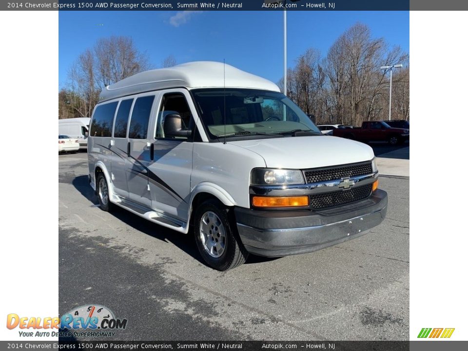 Front 3/4 View of 2014 Chevrolet Express 1500 AWD Passenger Conversion Photo #3