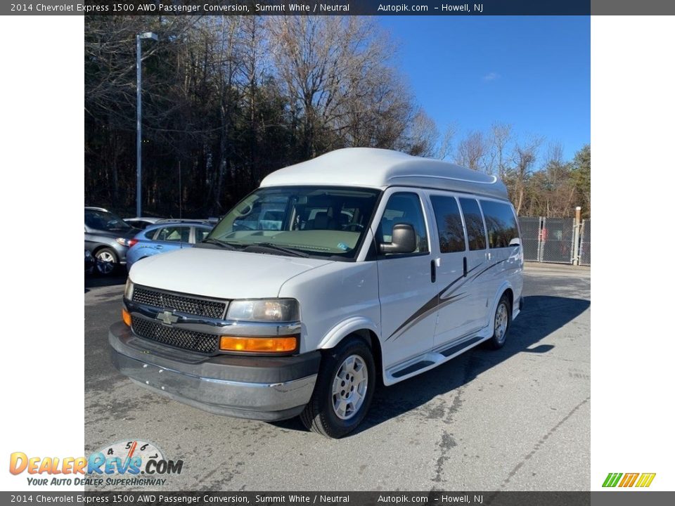 2014 Chevrolet Express 1500 AWD Passenger Conversion Summit White / Neutral Photo #4