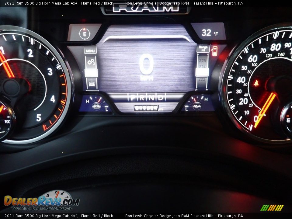 2021 Ram 3500 Big Horn Mega Cab 4x4 Gauges Photo #20