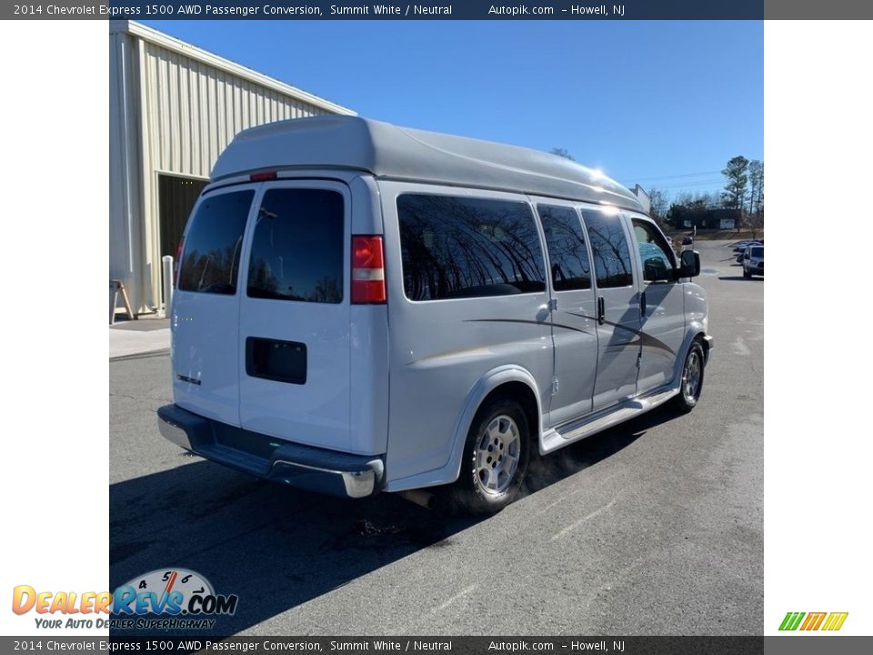 2014 Chevrolet Express 1500 AWD Passenger Conversion Summit White / Neutral Photo #7