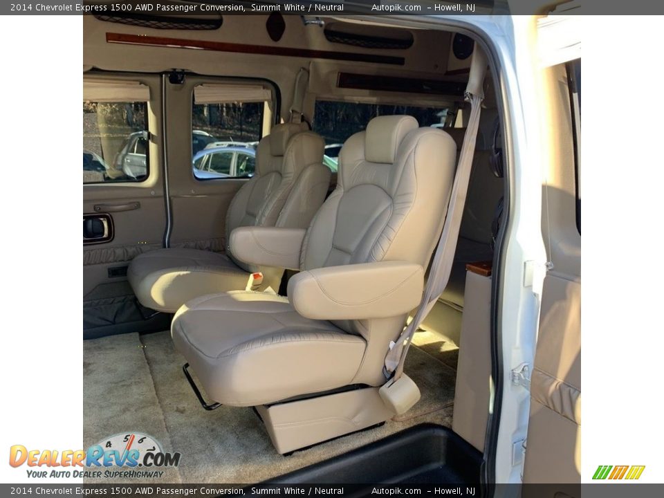Rear Seat of 2014 Chevrolet Express 1500 AWD Passenger Conversion Photo #9