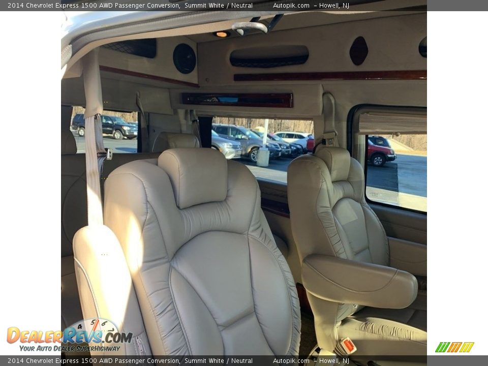 Rear Seat of 2014 Chevrolet Express 1500 AWD Passenger Conversion Photo #11