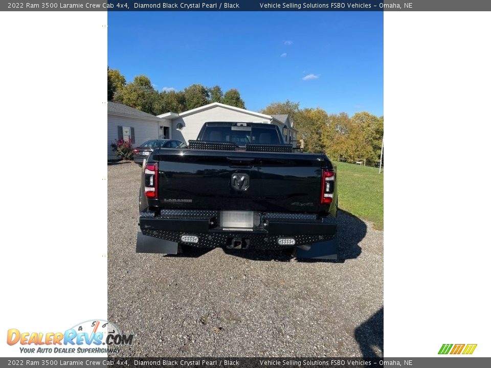 2022 Ram 3500 Laramie Crew Cab 4x4 Diamond Black Crystal Pearl / Black Photo #16