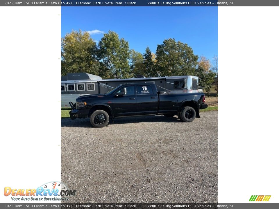 2022 Ram 3500 Laramie Crew Cab 4x4 Diamond Black Crystal Pearl / Black Photo #19