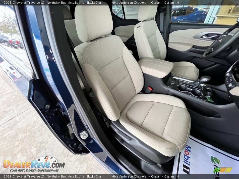 2023 Chevrolet Traverse LS Northsky Blue Metallic / Jet Black/Chai Photo #24