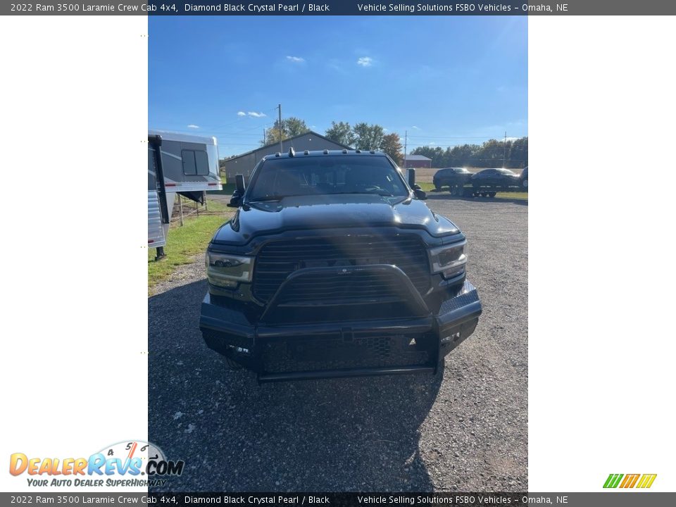 2022 Ram 3500 Laramie Crew Cab 4x4 Diamond Black Crystal Pearl / Black Photo #21