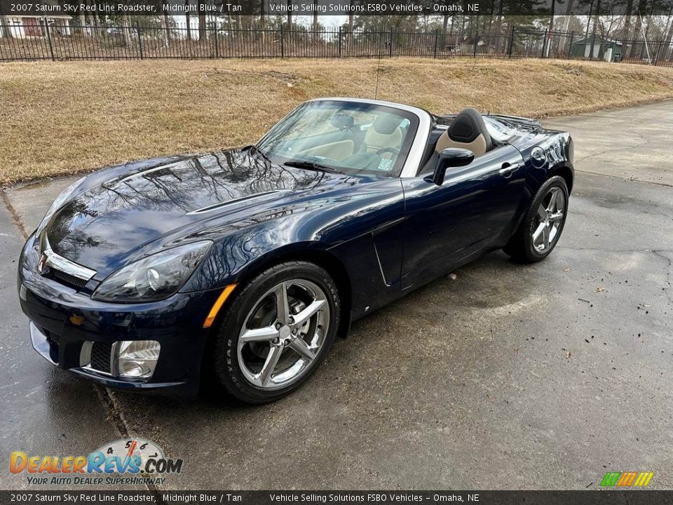 2007 Saturn Sky Red Line Roadster Midnight Blue / Tan Photo #1