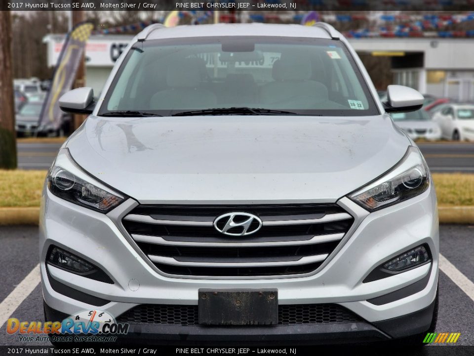 2017 Hyundai Tucson SE AWD Molten Silver / Gray Photo #2