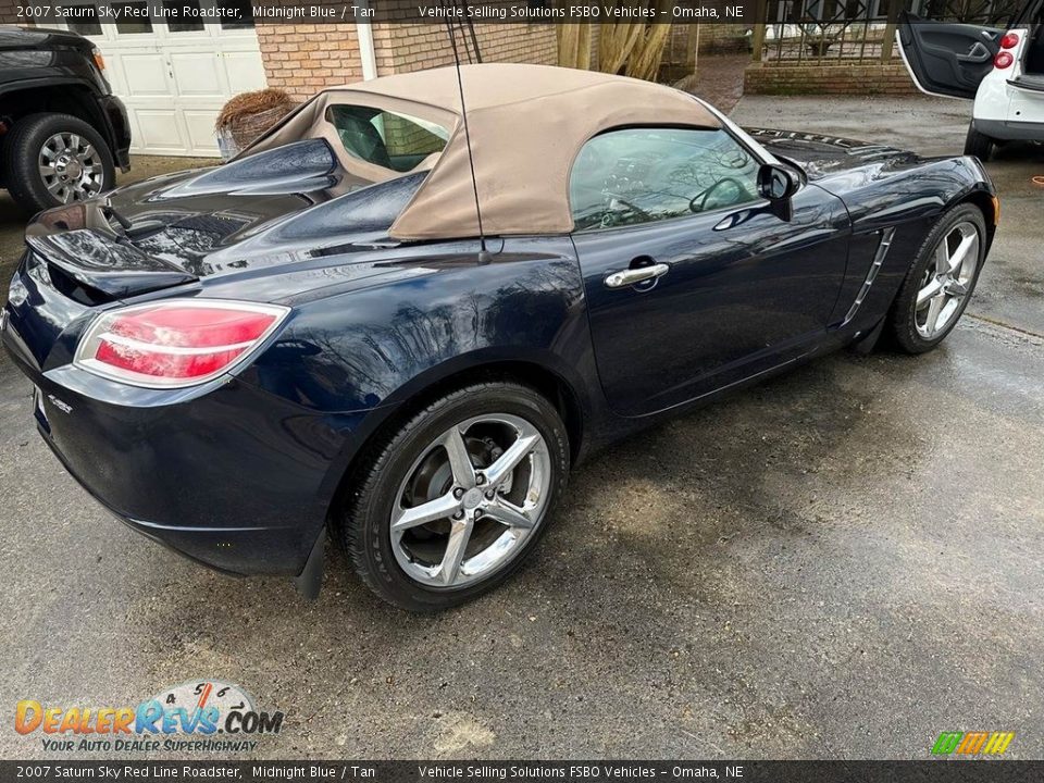 2007 Saturn Sky Red Line Roadster Midnight Blue / Tan Photo #4