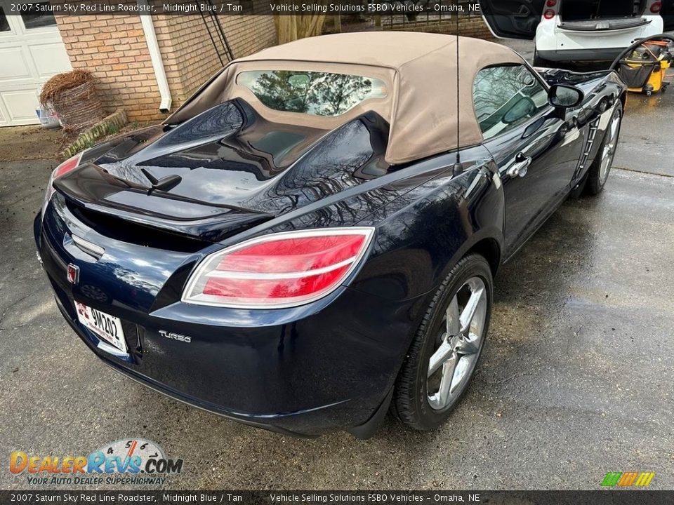 2007 Saturn Sky Red Line Roadster Midnight Blue / Tan Photo #5