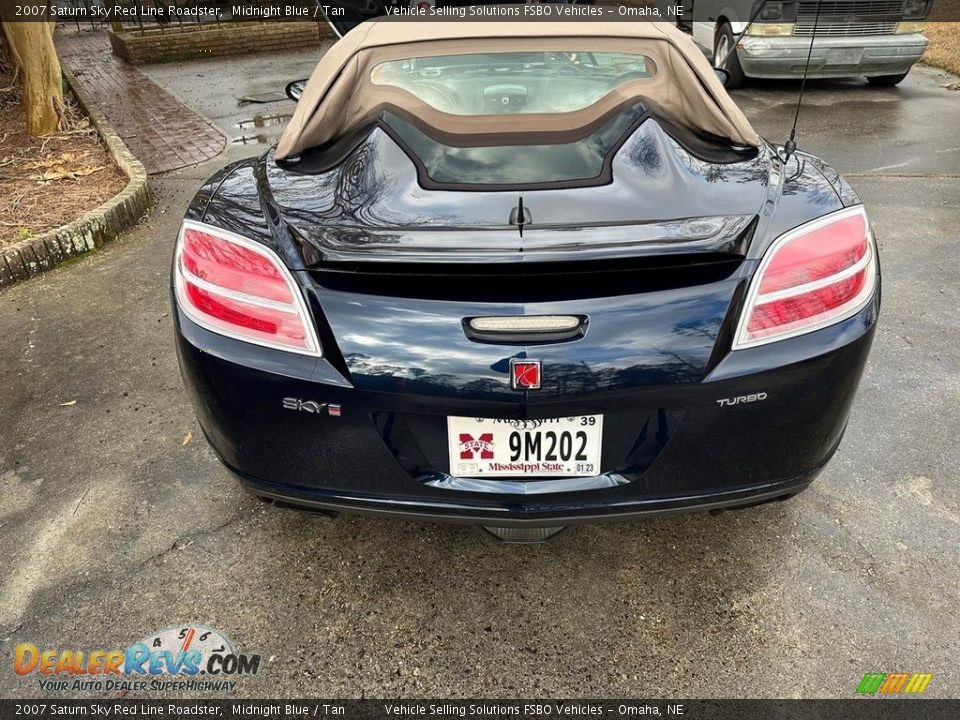 2007 Saturn Sky Red Line Roadster Midnight Blue / Tan Photo #6