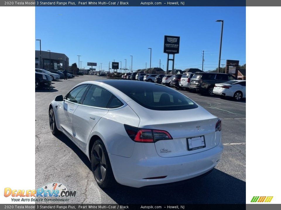 2020 Tesla Model 3 Standard Range Plus Pearl White Multi-Coat / Black Photo #2