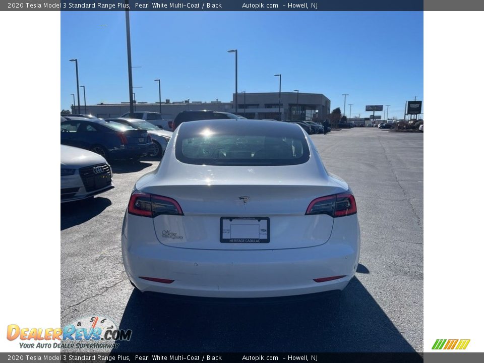 2020 Tesla Model 3 Standard Range Plus Pearl White Multi-Coat / Black Photo #3