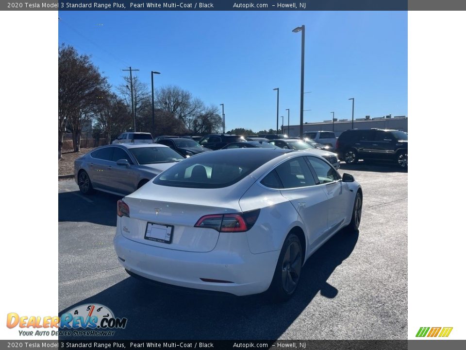 2020 Tesla Model 3 Standard Range Plus Pearl White Multi-Coat / Black Photo #4
