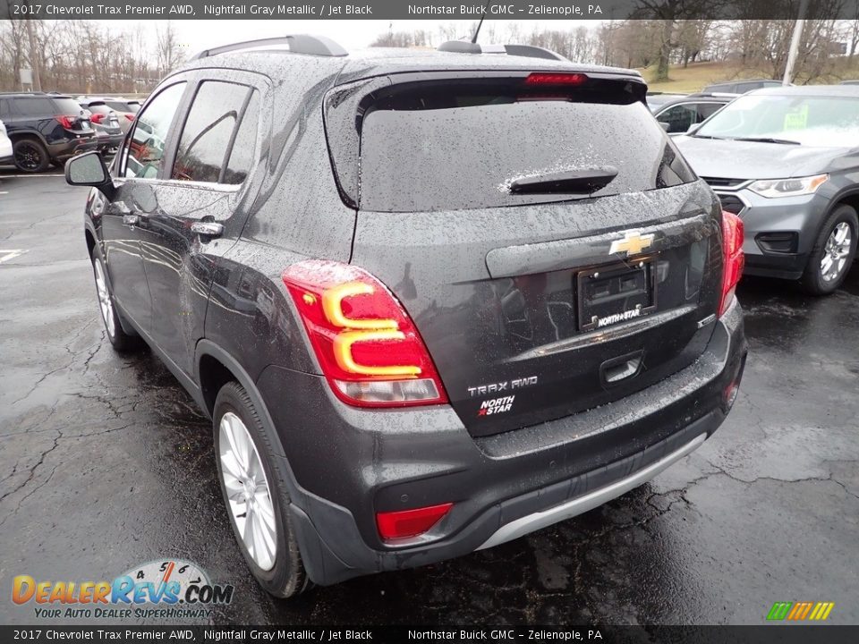 2017 Chevrolet Trax Premier AWD Nightfall Gray Metallic / Jet Black Photo #4