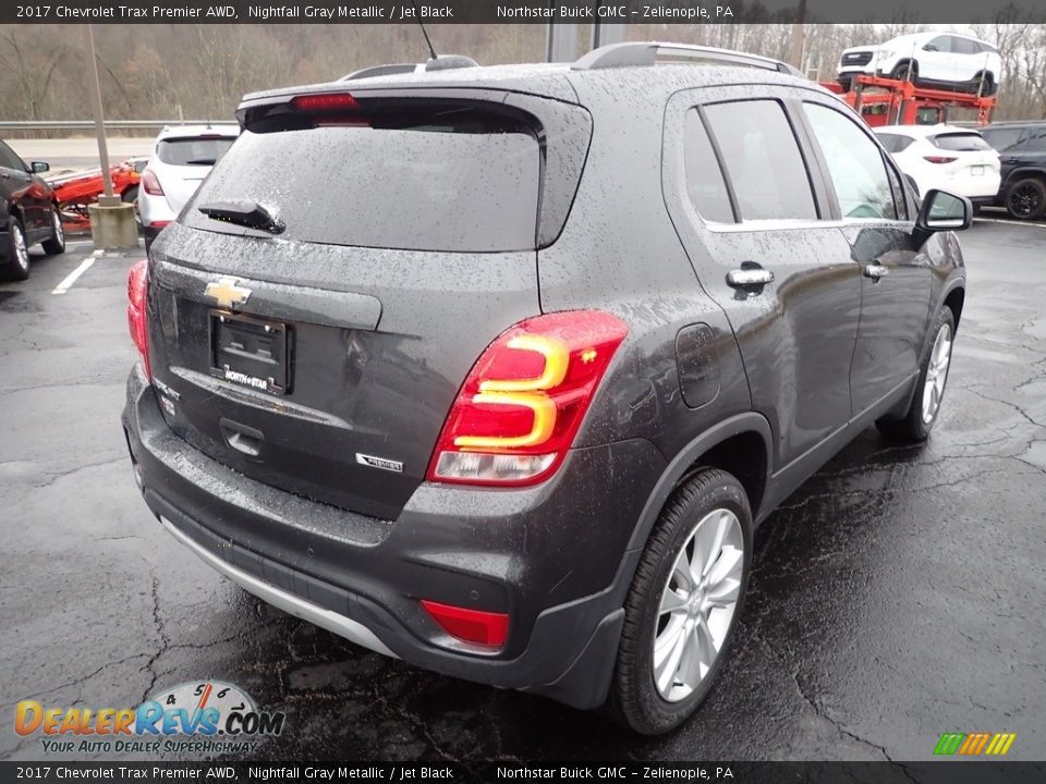 2017 Chevrolet Trax Premier AWD Nightfall Gray Metallic / Jet Black Photo #6