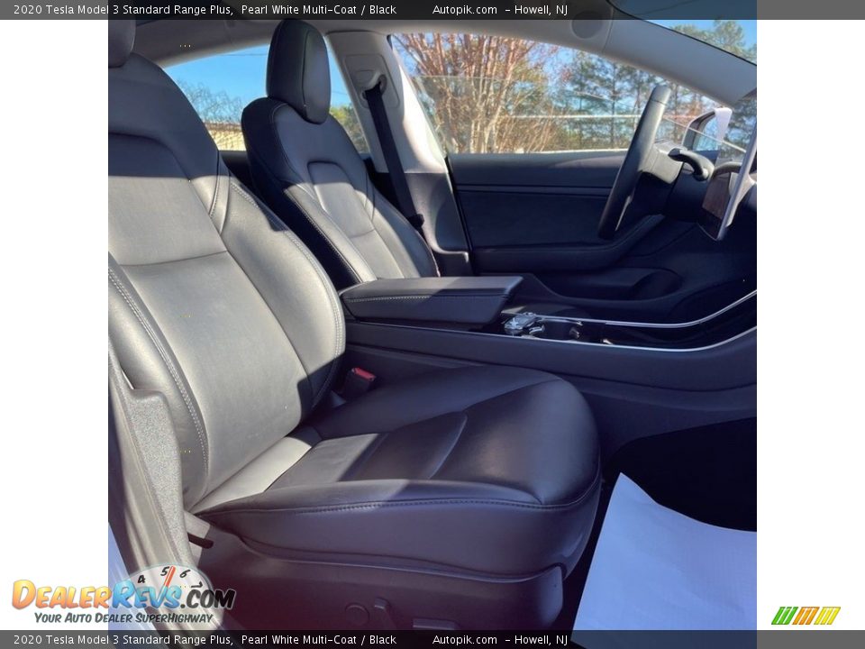 2020 Tesla Model 3 Standard Range Plus Pearl White Multi-Coat / Black Photo #9