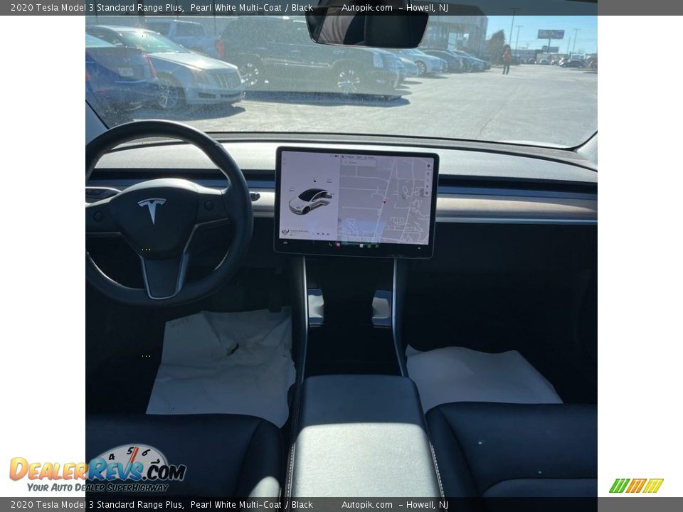 2020 Tesla Model 3 Standard Range Plus Pearl White Multi-Coat / Black Photo #12