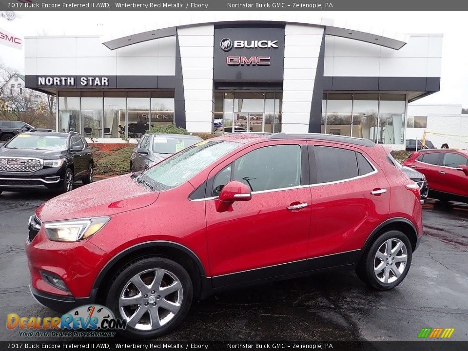 2017 Buick Encore Preferred II AWD Winterberry Red Metallic / Ebony Photo #1