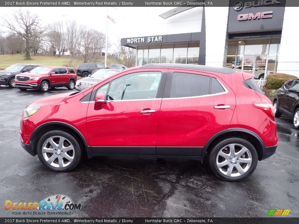 2017 Buick Encore Preferred II AWD Winterberry Red Metallic / Ebony Photo #2