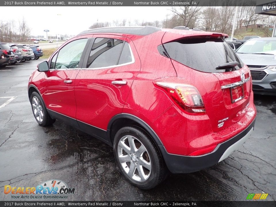 2017 Buick Encore Preferred II AWD Winterberry Red Metallic / Ebony Photo #3