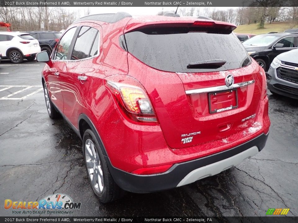 2017 Buick Encore Preferred II AWD Winterberry Red Metallic / Ebony Photo #4