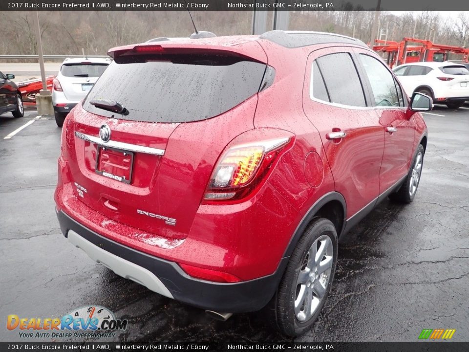 2017 Buick Encore Preferred II AWD Winterberry Red Metallic / Ebony Photo #6