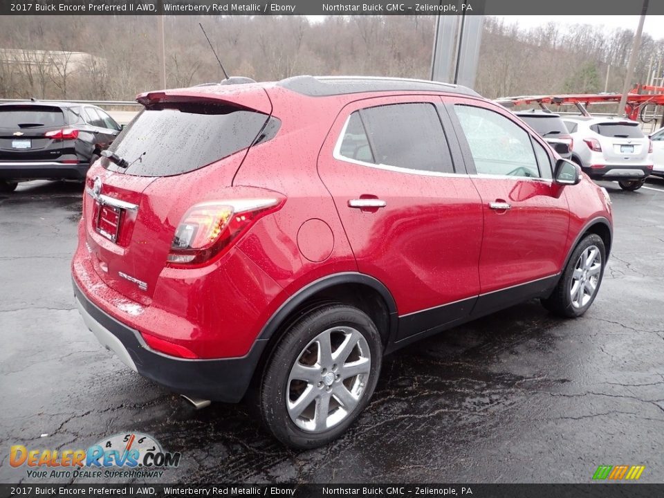 2017 Buick Encore Preferred II AWD Winterberry Red Metallic / Ebony Photo #7