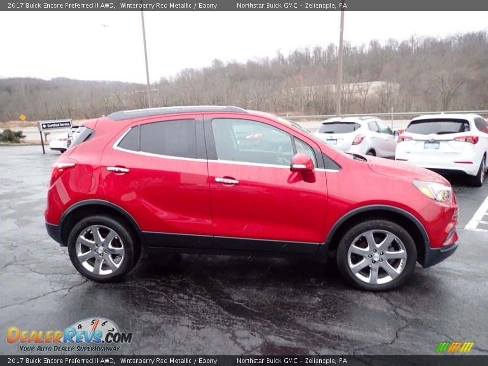 2017 Buick Encore Preferred II AWD Winterberry Red Metallic / Ebony Photo #8